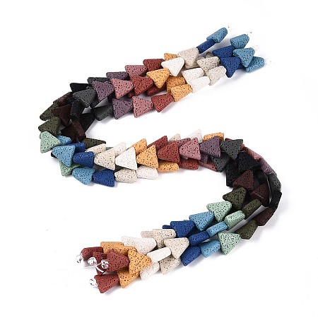 Natural Lava Rock Beads Strands G-N257-21A-01-1
