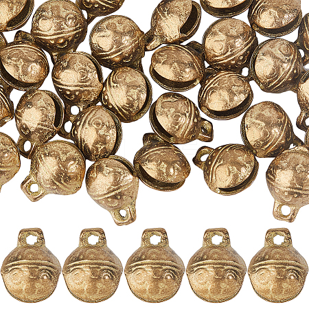 Brass Bell Pendants KKB-FH0001-01A-1