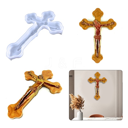 DIY Cross Wall Decoration Silicone Molds LS-DIY-A034-26-1