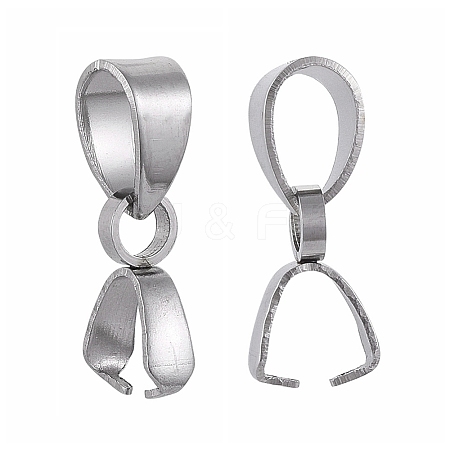 Tarnish Resistant 304 Stainless Steel Pinch Bails LS-X-STAS-K146-090-2.5x14-1