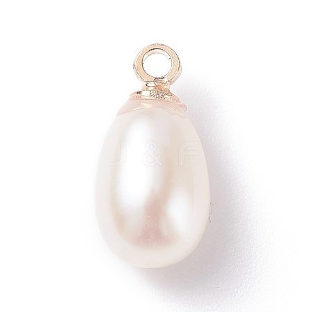 Natural Pearl Charms X-PALLOY-JF01281-02-1