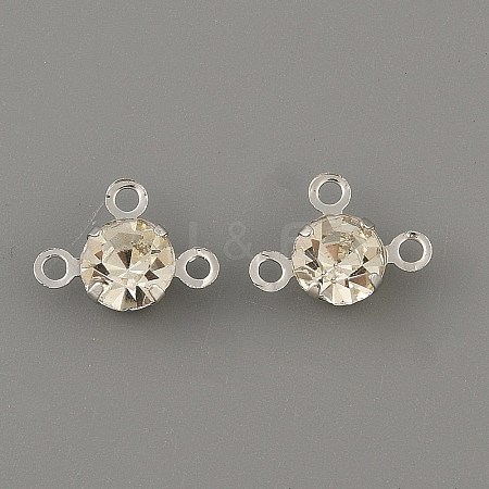 Brass Pave Clear Glass Chandelier Component Links FIND-WH0152-919S-1