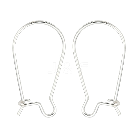 925 Sterling Silver Hoop Earrings X-STER-S002-55-1