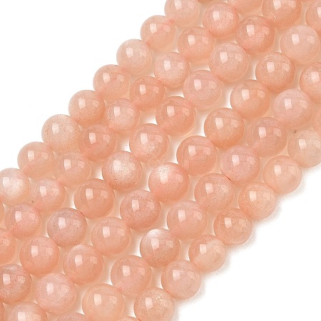 Natural Orange Sunstone Beads Strands G-D0013-76A-1