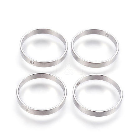 Brass Open Back Bezel Pendants X-KK-F769-27P-1