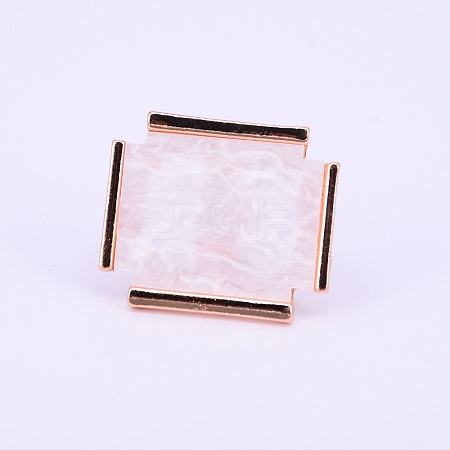 Adjustable Resin Palette Rings MRMJ-WH0060-72B-1