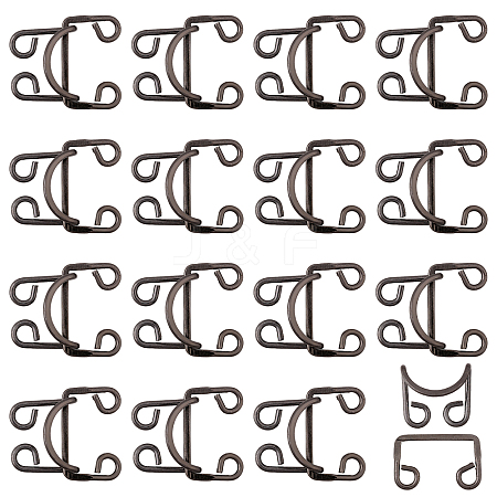 CHGCRAFT 16sets Alloy Buckles FIND-CA0008-39B-1