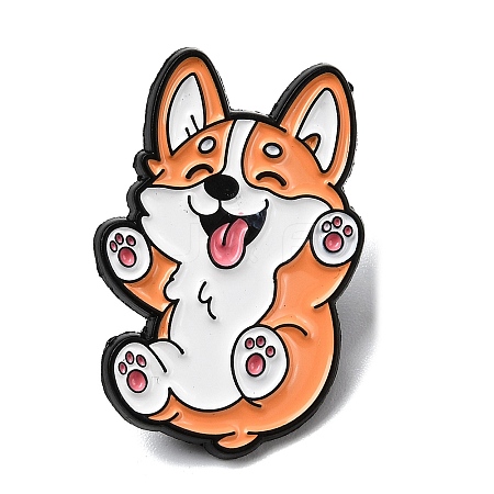 Corgi Enamel Pins JEWB-I055-04EB-06-1