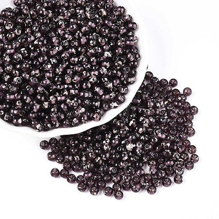 Picasso Baking Paint Glass Seed Beads SEED-N007-35K-1