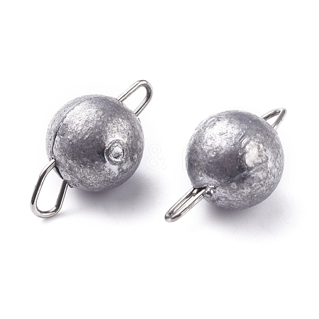 Round Shape Cannonball Fishing Weights Sinkers FIND-WH0052-79P-C-1