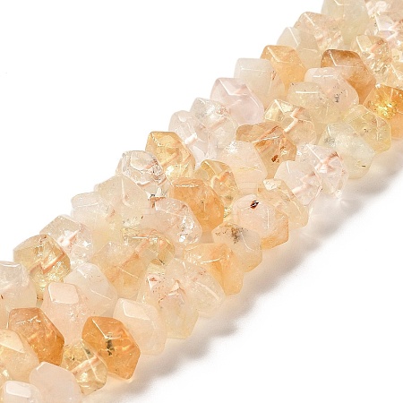 Natural Citrine Beads Strands G-N327-05-22-1