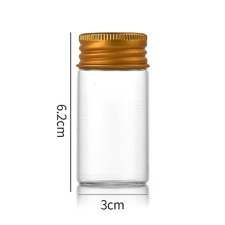 Clear Glass Bottles Bead Containers CON-WH0085-75D-02-1