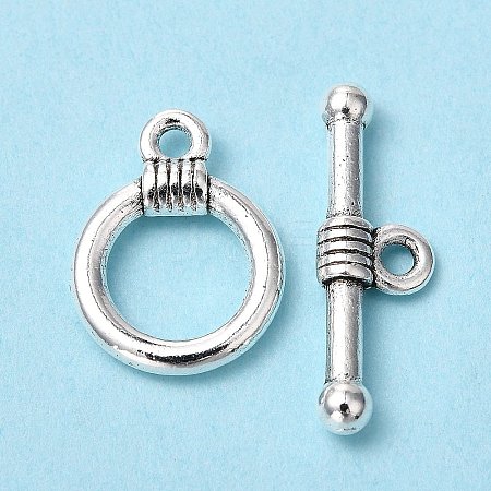 Tibetan Style Alloy Toggle Clasps LS-LF0034Y-NF-1