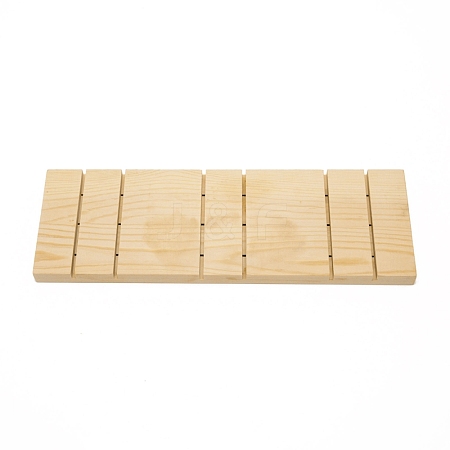 Wooden Soap Saver Pads AJEW-WH0251-62-1