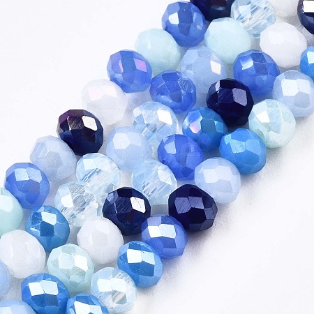 Glass Beads Strands X-GLAA-T006-16C-1