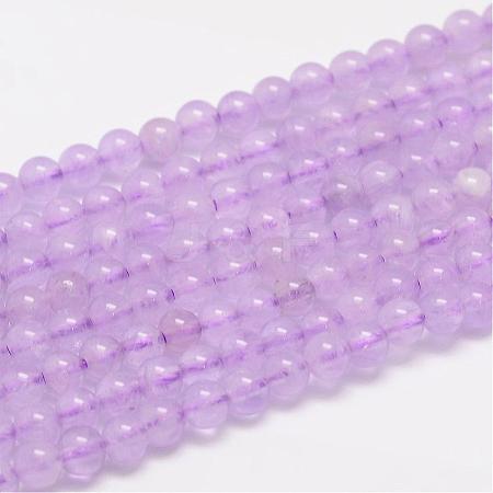 Natural Amethyst Beads Strands G-F306-11-10mm-1