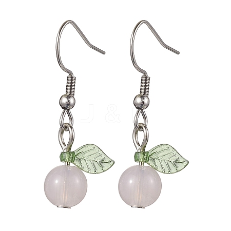 Acrylic Dangle Earrings EJEW-JE05750-03-1