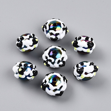 Opaque Acrylic Beads LS-SACR-YW0002-01E-1