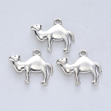 Tibetan Style Alloy Pendants TIBE-R316-112AS-RS-1