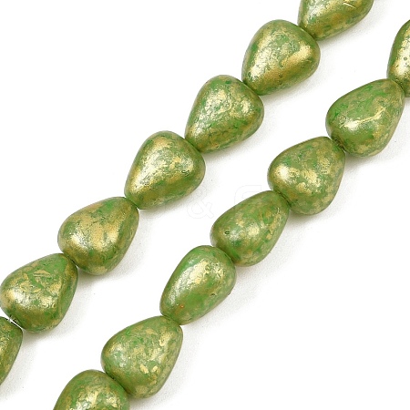 Czech Pressed Glass Beads GLAA-I061-55-1