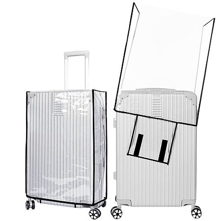 Transparent PVC Luggage Cover AJEW-WH20080-52E-1