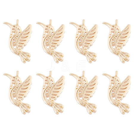 8Pcs Brass Pendants KK-TA0002-54-1