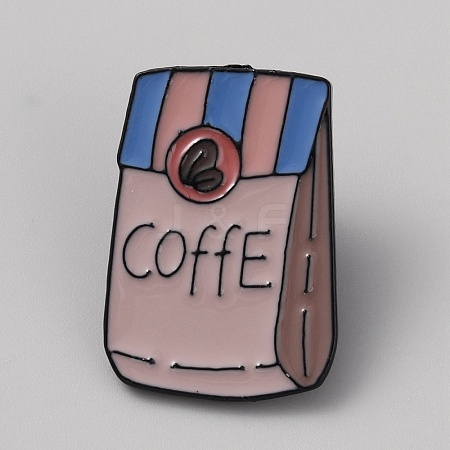 Coffee Theme Enamel Pins LS-JEWB-TAC0015-05B-1