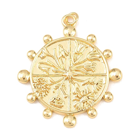 Brass Pendants KK-C162-017G-1