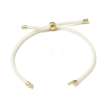 3MM Adjustable Round Nylon Braided Cord Bracelet Making FB-CBAA152-04G-36-1