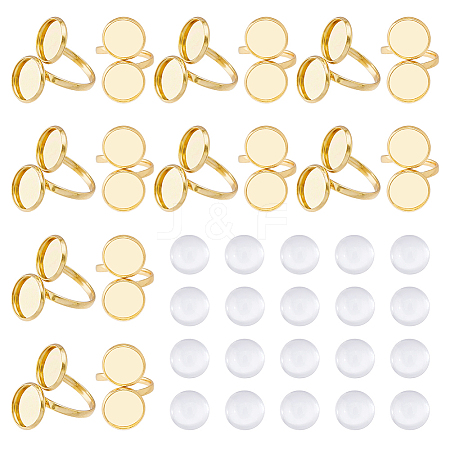 DIY Cuff Ring Making Kits DIY-HS0001-66-1