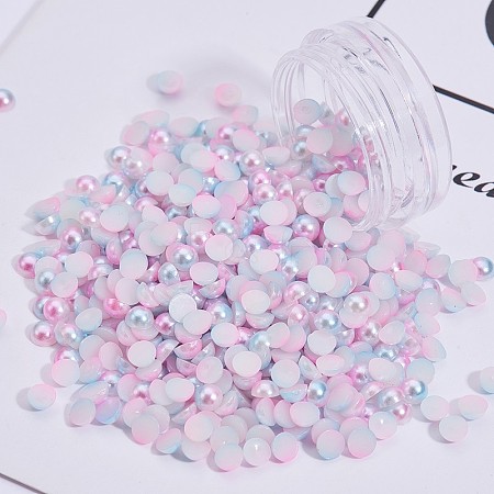 ABS Plastic Imitation Pearl Cabochons MRMJ-T021-4mm-16-1