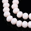 Opaque Solid Color Imitation Jade Glass Beads Strands EGLA-A044-P3mm-D33-4