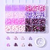 DIY Round Acrylic Beads Bracelets Jewelry Making Kits DIY-FS0007-40-7