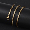 Unisex 304 Stainless Steel Rope Chain Necklaces X-STAS-D0002-33G-4