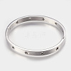 Tarnish Resistant 304 Stainless Steel Bangles LS-BJEW-P192-13P-2