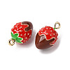 Alloy Enamel Pendants X-PALLOY-T094-04C-05-2