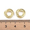 Brass Linking Rings KK-B087-03G-4