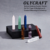 Olycraft 7Pcs Single Terminated Pointed Natural Gemstone Decoraions AJEW-OC0003-17-4