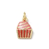 Brass Enamel Pendants KK-B155-05G-02-1