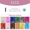 220g 11 colors Glass Seed Beads SEED-TA0001-14-3