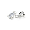 Brass Micro Pave Cubic Zirconia Pendants KK-D386-11P-2