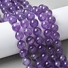 Natural Amethyst Beads Strands G-R446-10mm-21-A-2