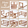 Wood Tabletop Wine Rack ODIS-WH0038-252B-4