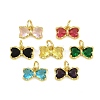Brass Glass Pendants KK-K340-48G-1