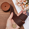 2M Flat AB Grade Cowhide Leather Cord AJEW-WH0479-73G-03-3