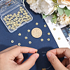 90Pcs Brass Beads KK-BBC0025-87B-3