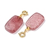 Natural Mixed Stone Pendant Decorations G-G461-01G-3