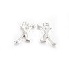 Silver Color Plated Alloy Letter Pendants LS-PALLOY-J718-01S-X-1