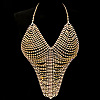 Alloy Full Crystal Rhinestone Multi-Layer Chest Chain Sexy Bikini Body Chains for Beach Party WG852A1-01-1