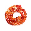 Natural Agate Beads Strands G-G580-8mm-M-4